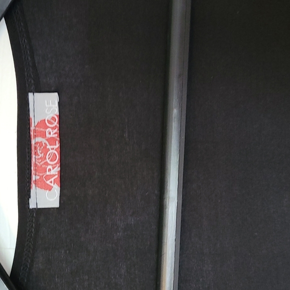 Carol Rose (no tag, fits like 18W)sleeved top with attached jacket overlay - Picture 3 of 4